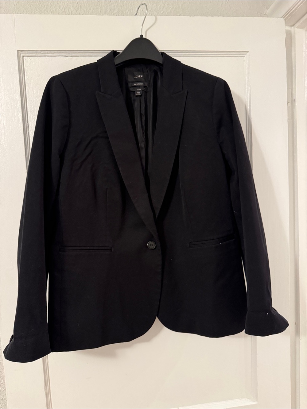 J. Crew Black Single-Button Women's Blazer